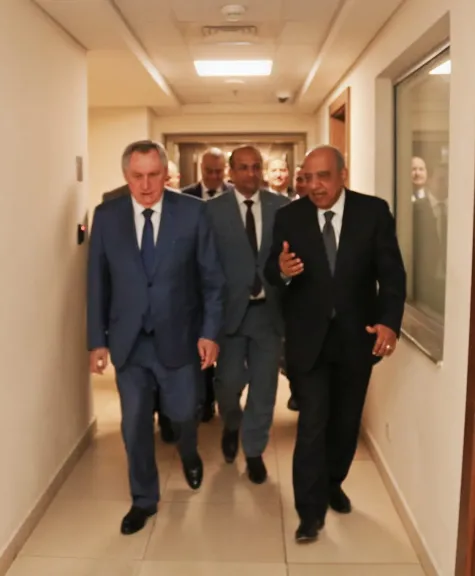 اجتماع مصري روسي لبحث مشروعات الطاقة النظيفة والمتجددة ومشروع المحطة النووية بالضبعة