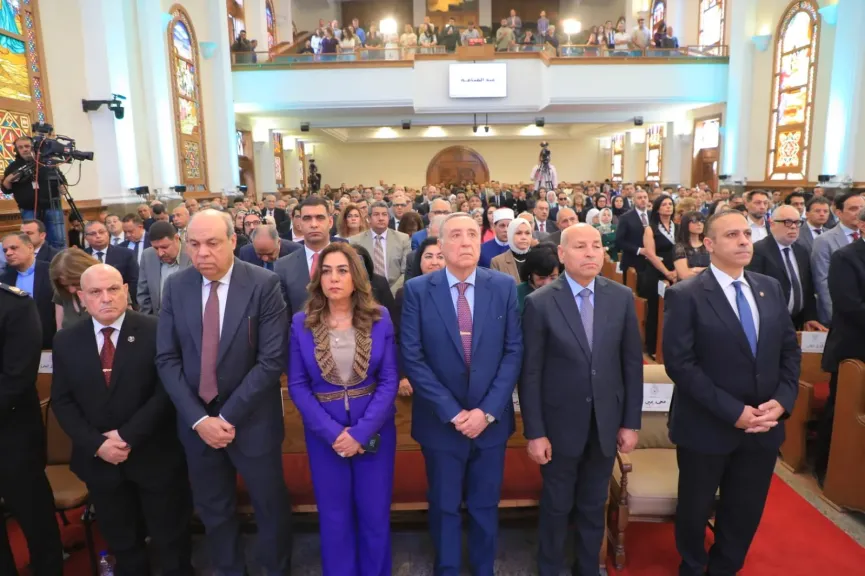 محافظ القاهرة يشهد احتفال الطائفة الإنجيليّة بعيد القيامة بمصر الجديدة