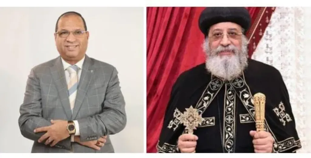 النائب خالد مشهور يهنئ البابا تواضروس والاخوة الأقباط بعيد القيامة المجيد