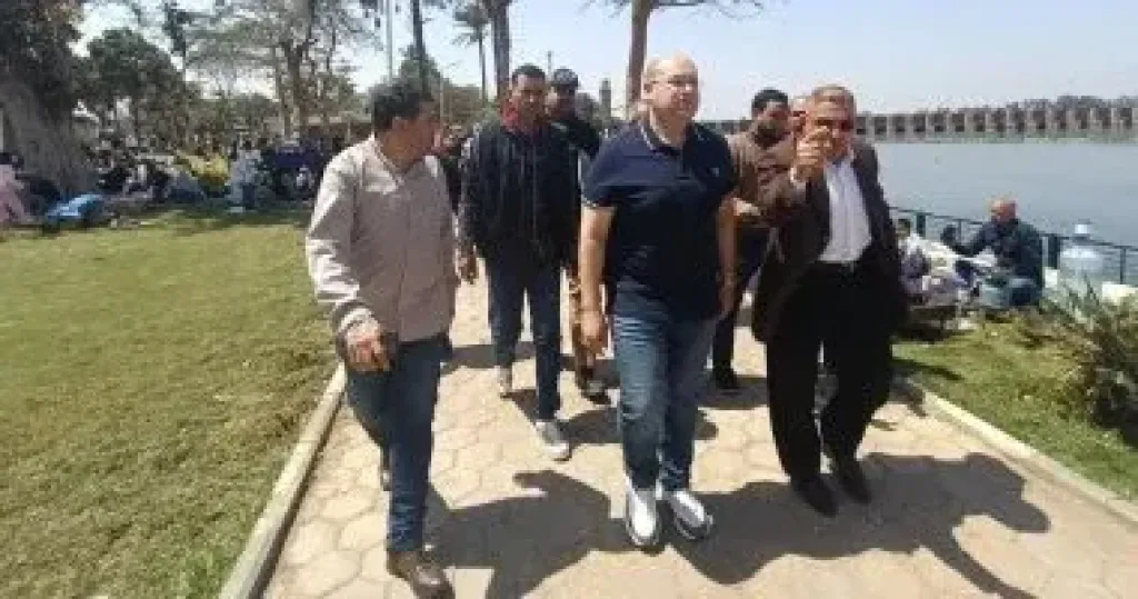 نائب محافظ الجيزة يتفقد الحدائق والمتنزهات خلال احتفالات شم النسيم
