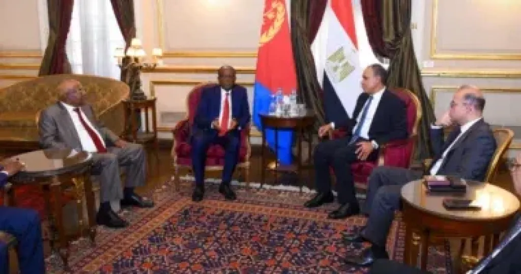 وزيرا الخارجية والاستثمار يستقبلان المستشار الاقتصادي لإريتريا ووزير التجارة والصناعة