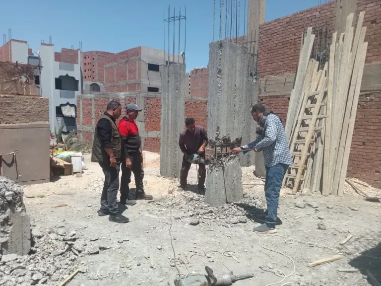 ٥٦ حالة إزالة جديدة ضمن الموجة ٢٩ لإزالة التعديات بمحافظة الجيزة