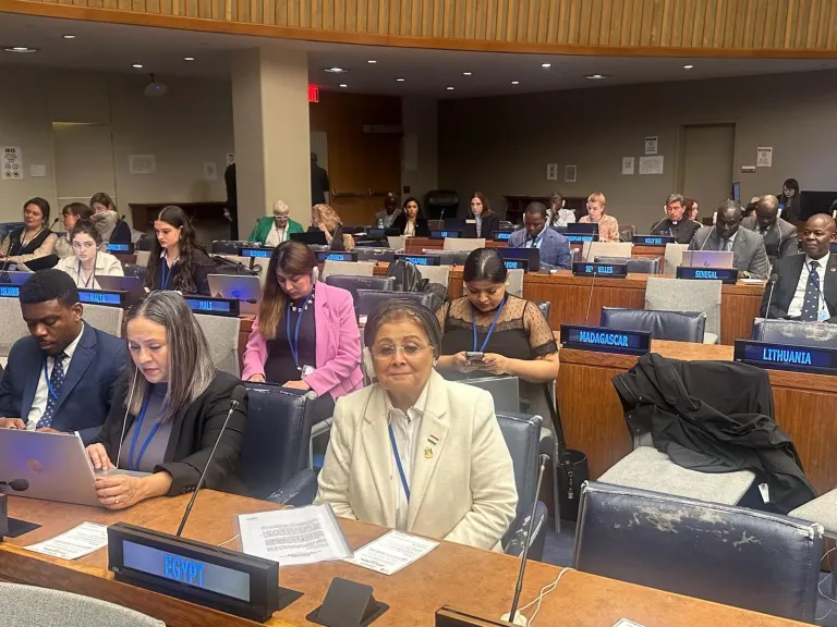 نائب وزير الصحة تلقي بيان مصر أمام لجنة  السكان والتنمية بالأمم المتحدة