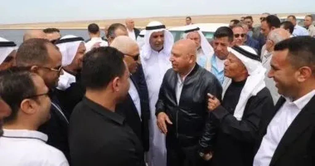 وزير النقل يصل شمال سيناء ويتفقد مشروعات البنية التحتية بمدينة بير العبد