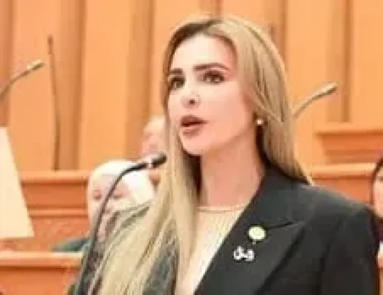 النائبة مروة حسين بوريص تشارك فى تهنئة الاقباط بعيد القيامه المجيد برأس غارب