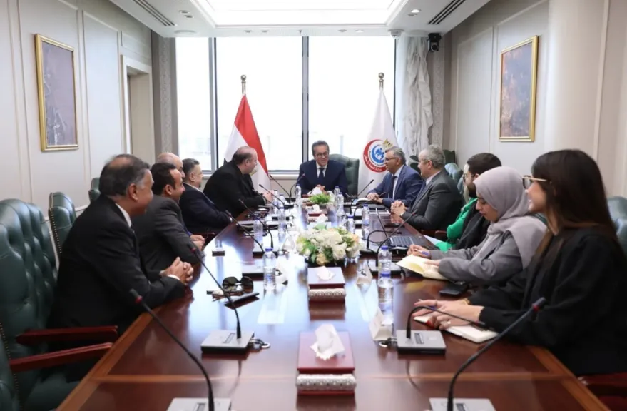 وزير الصحة يبحث مع مجموعة «إنفينشور» إنشاء المدينة الطبية بالعاصمة الجديدة