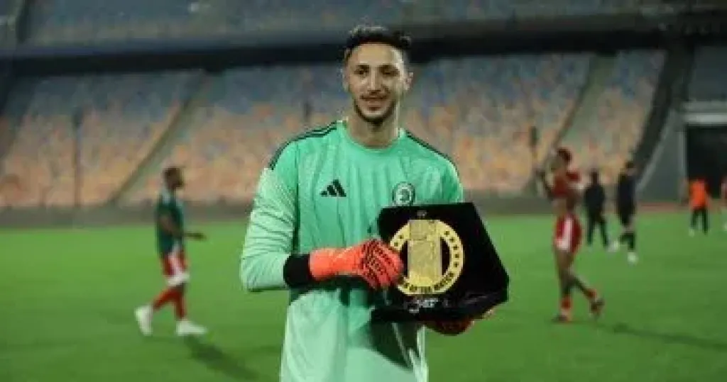 مصطفى مخلوف رجل مباراة مودرن سبورت والجونة