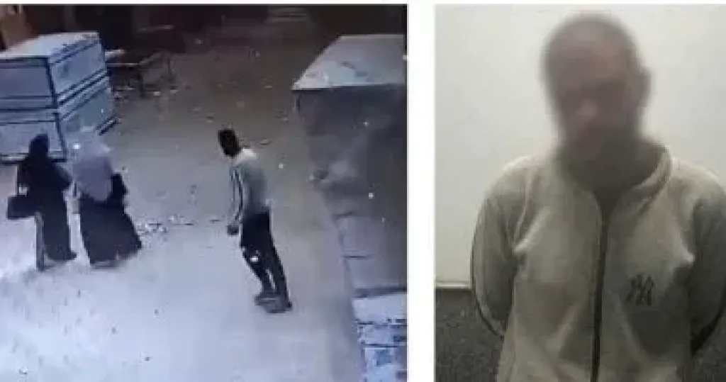 مريض نفسي يهاجم سيدتين بسلاح أبيض في عز الظهر بمدينة السنبلاوين