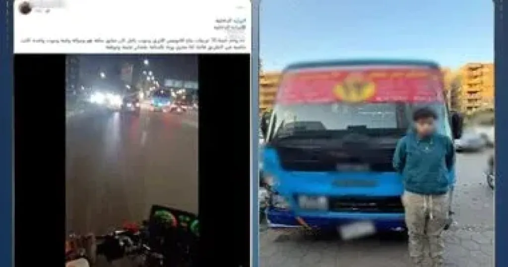 مطاردة هوليوودية في النزهة.. حقيقة فيديو دهس مواطن تحت عجلات أتوبيس نقل