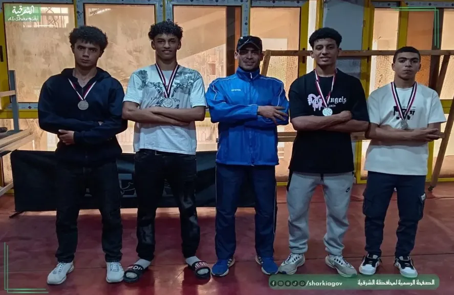 محافظ الشرقيةيُهنئ أبطال المشروع القومي للموهبة والبطل الأولمبي بالمحافظة