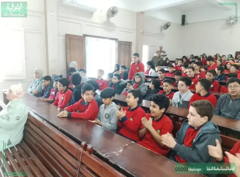 ندوة ورحلة توعوية وتثقيفية لطلاب مدرسة القومية احتفالا باليوم العالمى للتراث