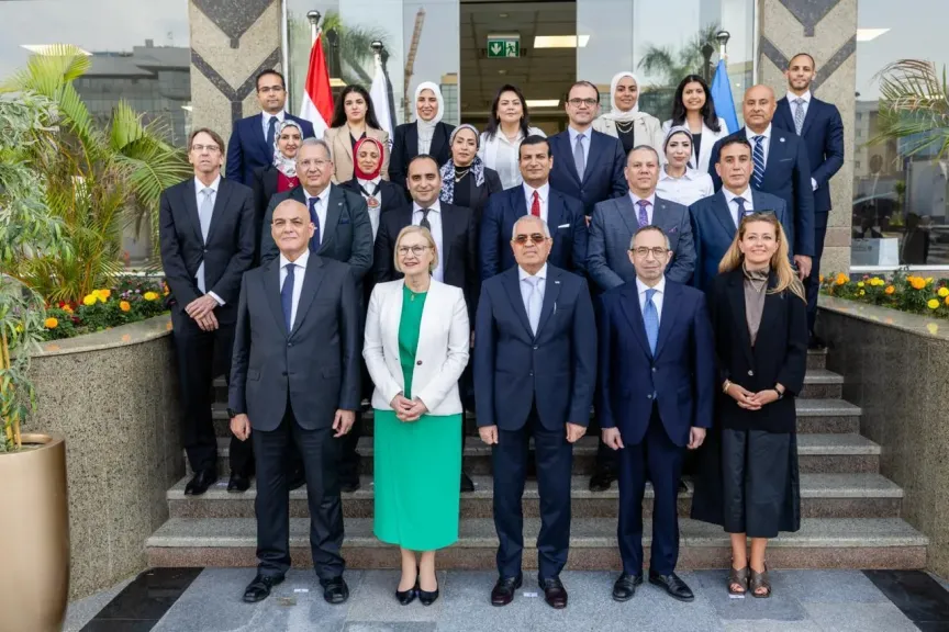 وحدة مكافحة غسل الأموال وتمويل الإرهاب المصرية تستقبل وفد مكتب الأمم المتحدة لدعم وبناء السلام