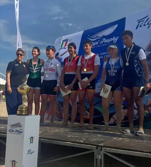 مصر تحصد 3 ميداليات في بطولة ليدو فيليبي الدولية للتجديف الشاطئي