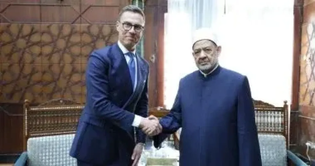 شيخ الأزهر خلال استقباله رئيس فنلندا: الحضارة المعاصرة تبرر الطغيان وسحق الضعفاء