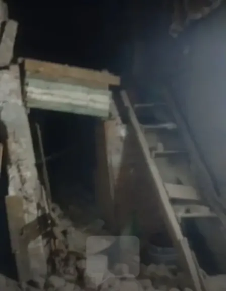 .انهيار منزل بمنطقة غرب البلد في أسيوط