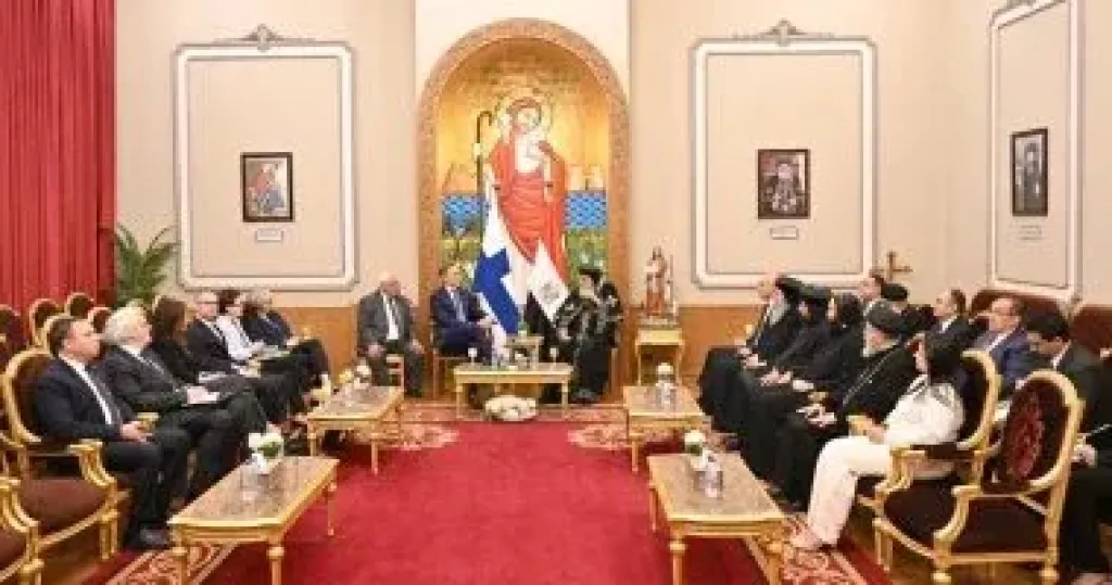 البابا تواضروس خلال لقائه رئيس فنلندا: سنظل ننادي بإيقاف الحروب ونصلي لأجل انتهائها