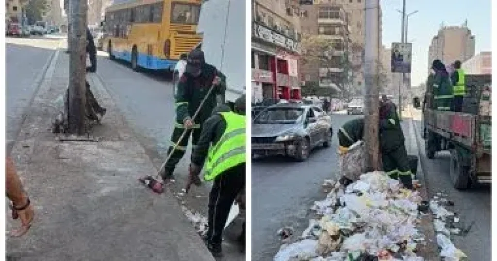 محافظ الجيزة يرصد بؤر مخلفات فى إمبابة ويستدعى مسئولى النظافة