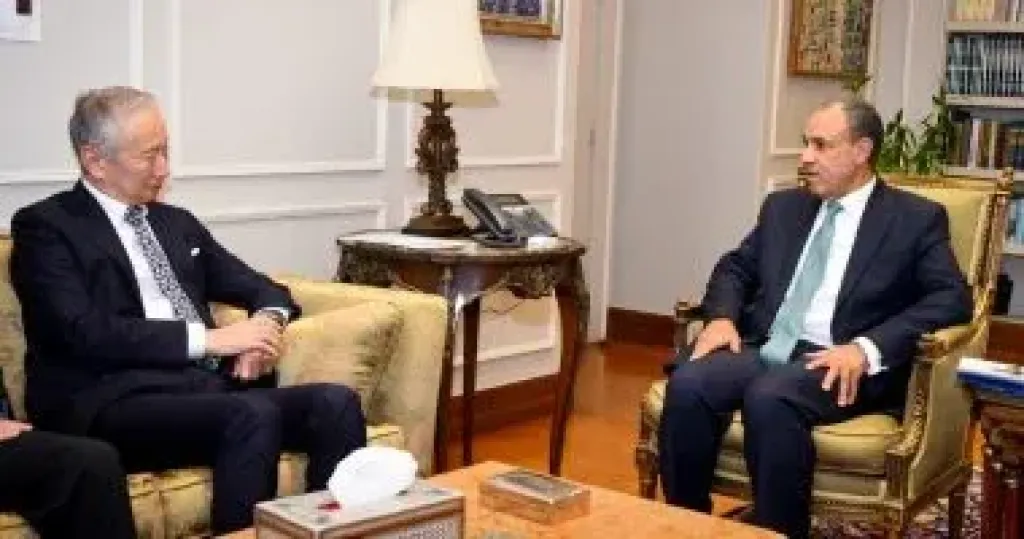وزير الخارجية يلتقي المبعوث الياباني لملف إعادة بناء ومساعدات غزة