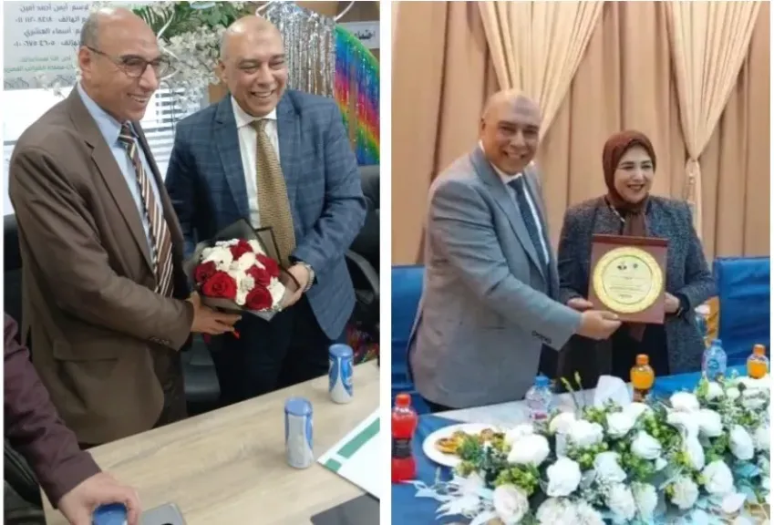 في أجواء احتفالية.. تكريم أشرف فتحي عباس بنادي الجمارك بعد مسيرة حافلة بالعطاء