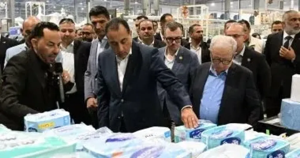 رئيس الوزراء يفتتح مصنع مودرن هايجينك للمنتجات الورقية باستثمارات 100 مليون دولار