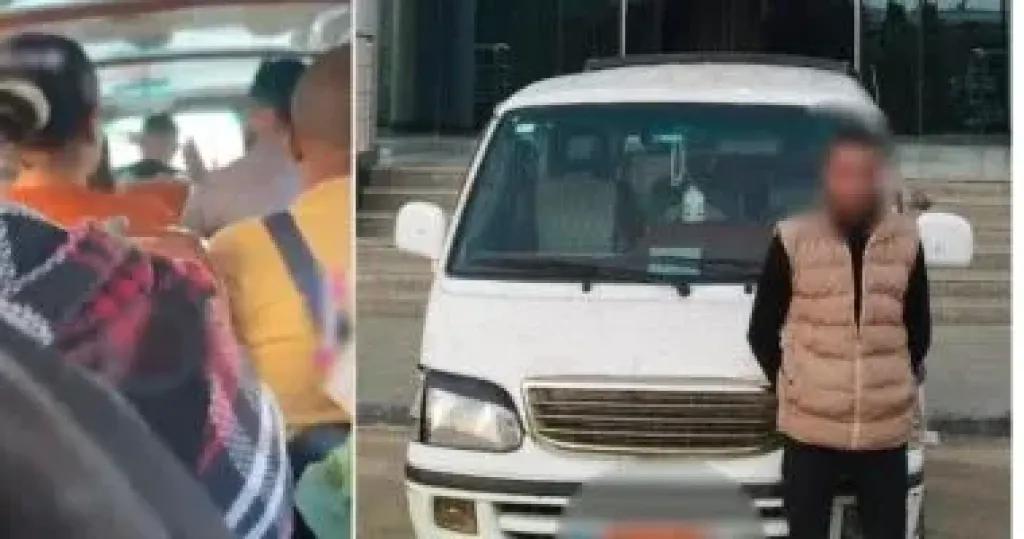 بعد فيديو ”تقسيم الخط”.. الأمن يضبط سائق ميكروباص استغل الركاب