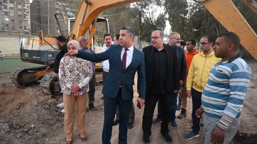 محمود فوزي يشهد بدء أعمال إنشاء المدرسة المصرية اليابانية بمركز التنمية الشبابية بالساحل