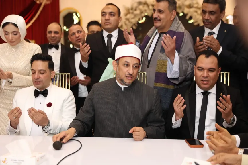 النائب احمد عصام يحتفل بزفاف شقيقته بحضور رئيس حزب المؤتمر ولفيف من الوزراء وكبار رجال الدولة