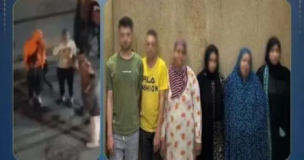 معركة سيدات في حلوان.. علقة ساخنة بين جيران بسبب الوقوف أمام المنزل