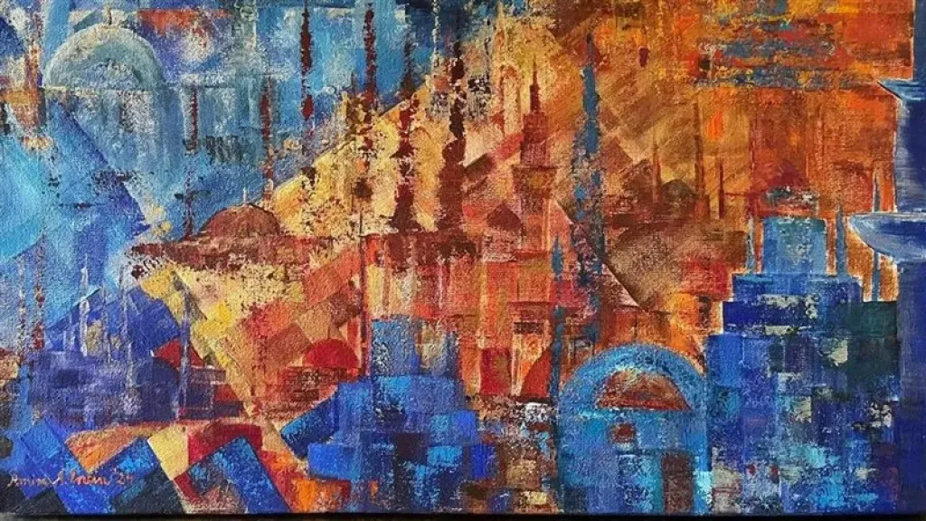 75 عملا فنيا في معرض جمعية المحافظة على التراث بالأوبرا