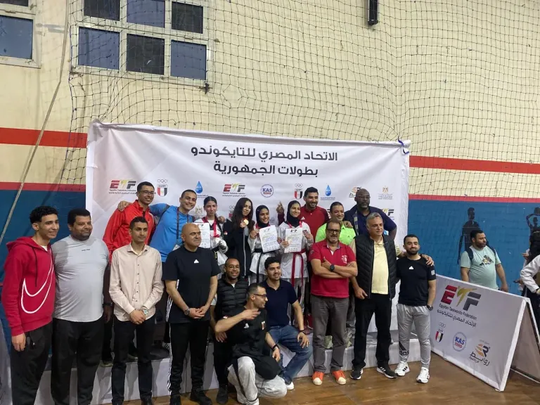 إنجاز جديد لأبطال المشروع القومي للموهبة في بطولة الجمهورية للتايكوندو تحت 17 سنة