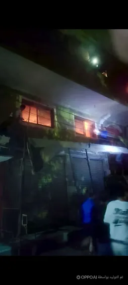حريق يلتهم منزلا من 3 طوابق في أوسيم