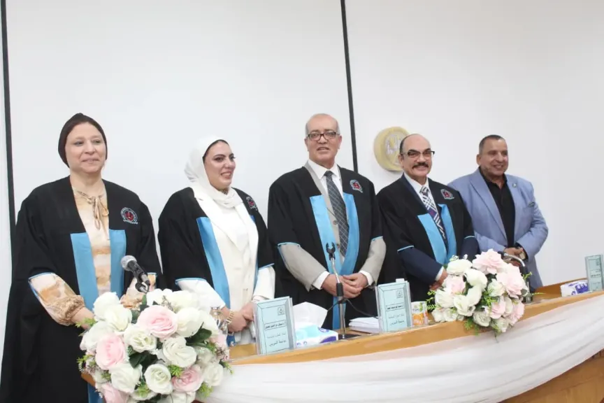 مناقشة رسالة ماجستير بجامعة السويس حول التنافس السعودي الإيراني وتأثيره على مضيق باب المندب( صور )