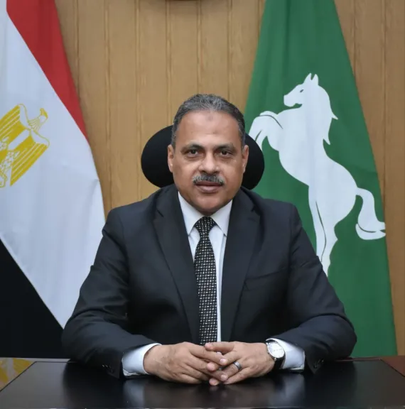 محافظ الشرقية يُهنئ رئيس الجمهورية بمناسبة الإحتفال بعيد العمال