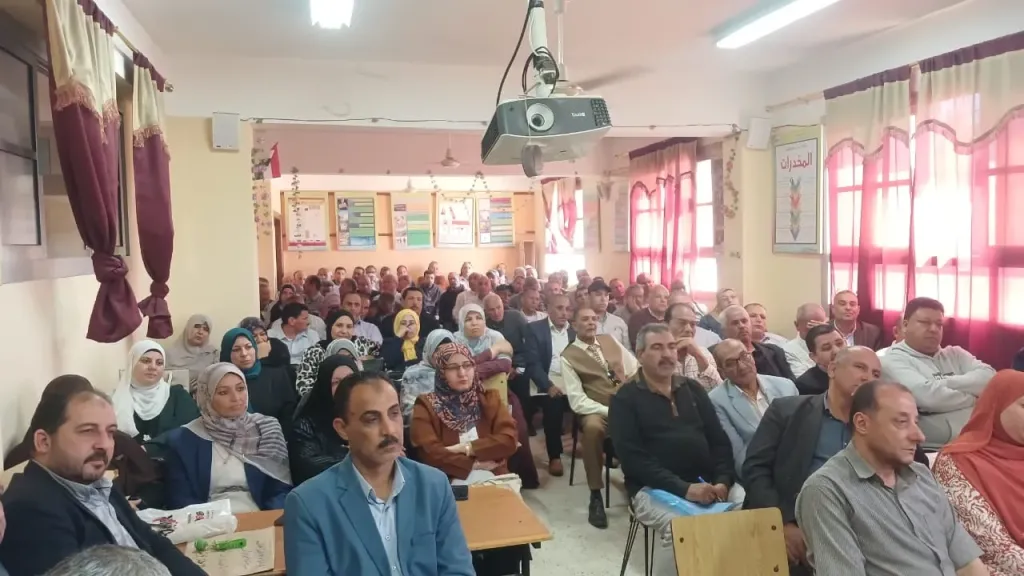 تعليم الشرقية:ادارة أولاد صقر استعدت لامتحانات اخرالعام 25-26