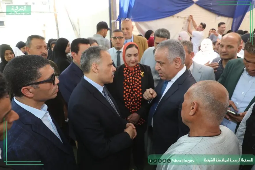 محافظ الشرقيه يشهد القافله الطبيه بمركز شباب بردين بالزقازيق