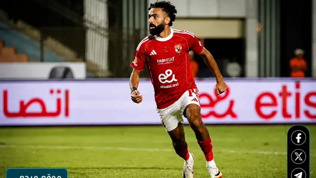 الهدف الثانى فى لقاء القمة بين الأهلى و الزمالك فى الدقيقة 32 لـ حسين الشحات
