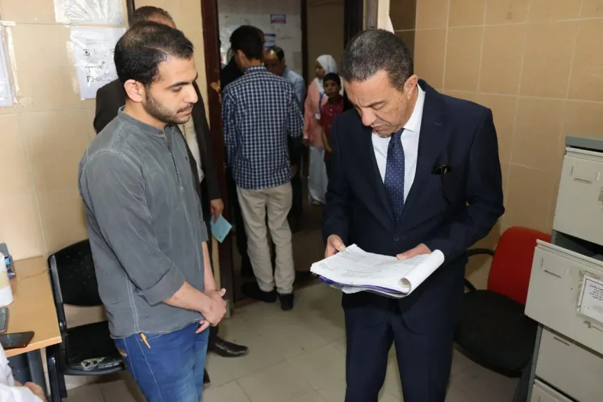 محافظ المنوفية يحيل رئيس الوحدة المحلية بالماى للتحقيق لتدنى مستوى النظافة العامة