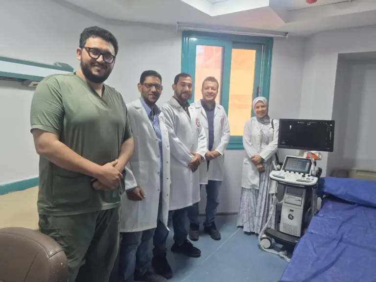 طوارئ فاقوس :تشغيل وحدة اشعة الايكو بقسم القلب بالمستشفى