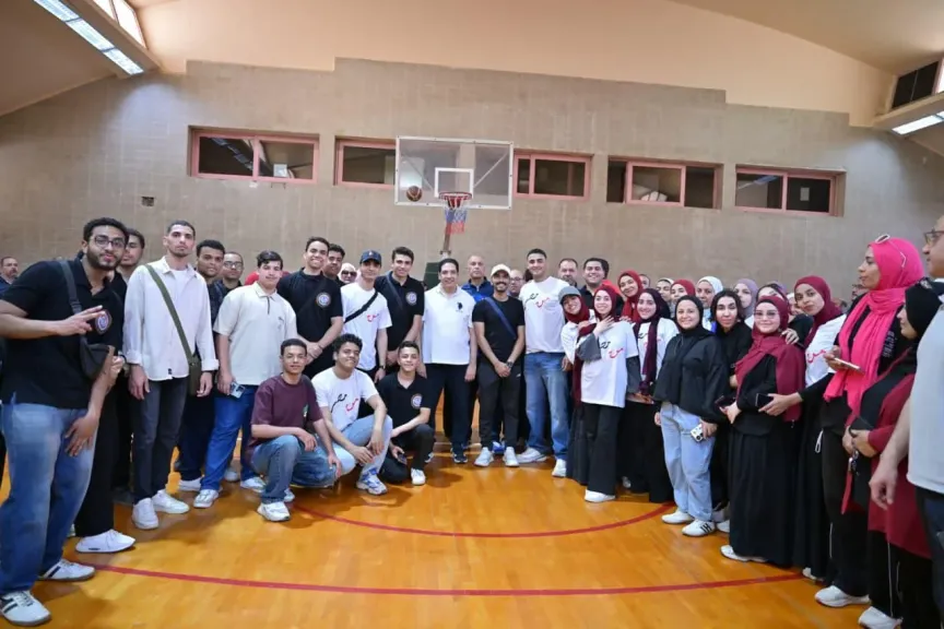 يوم رياضي حافل بجامعة القاهرة لتعزيز روح الفريق والنجاح