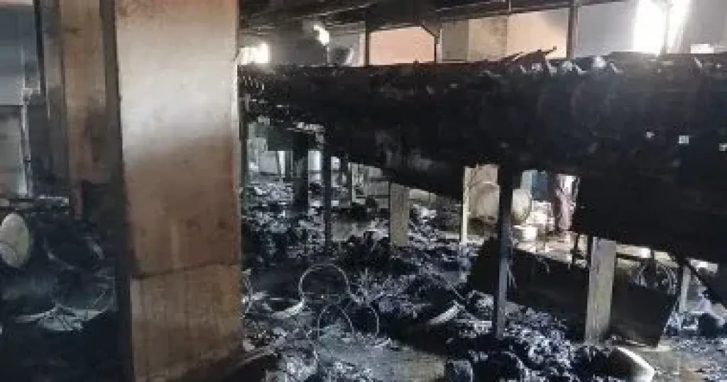 السيطرة على حريق داخل محل بلاى ستيشن فى الهرم