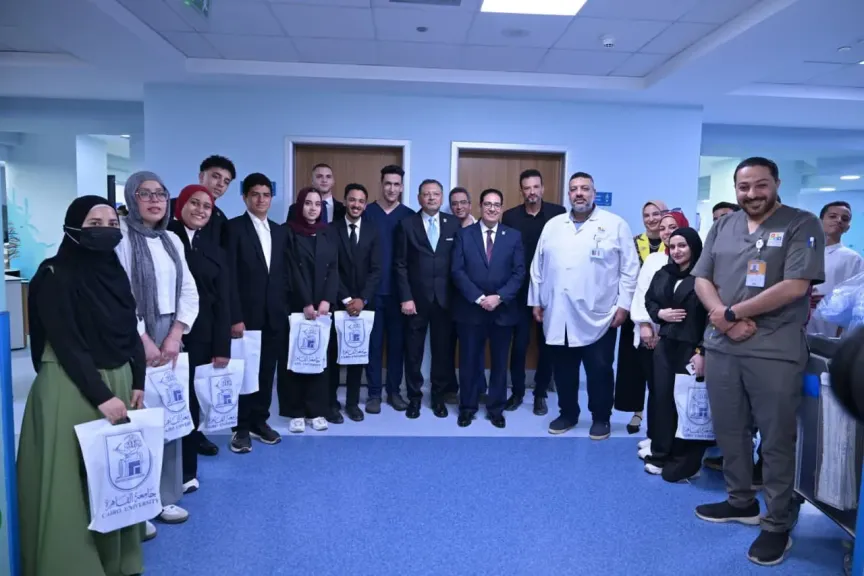 جامعة القاهرة تزور مستشفى الناس لتعزيز العمل التطوعي عبر «أثر»
