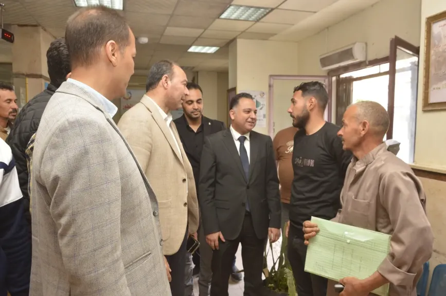 نائب محافظ البحيرة يتفقد المركز التكنولوجي بشبراخيت ويلتقى بعدد من المواطنين