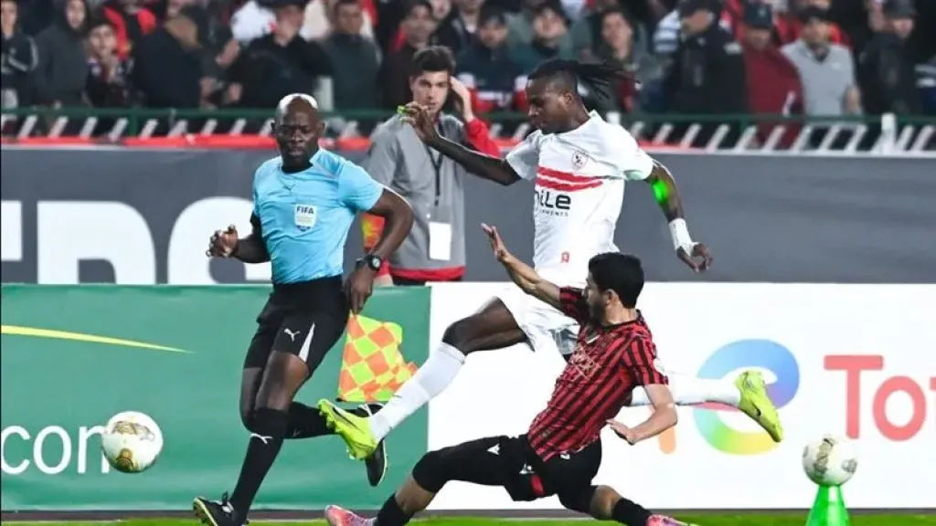 نهائي الكونفدرالية، نتيجة مباراة الزمالك واتحاد العاصمة بعد مرور 75 دقيقة