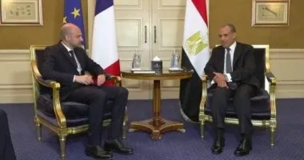 وزير الخارجية ونظيره الفرنسى يبحثان العلاقات الثنائية ومستجدات الأوضاع الإقليمية