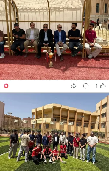 ختام دورى كرة القدم الخماسية بكلية طب جامعة الزقازيق