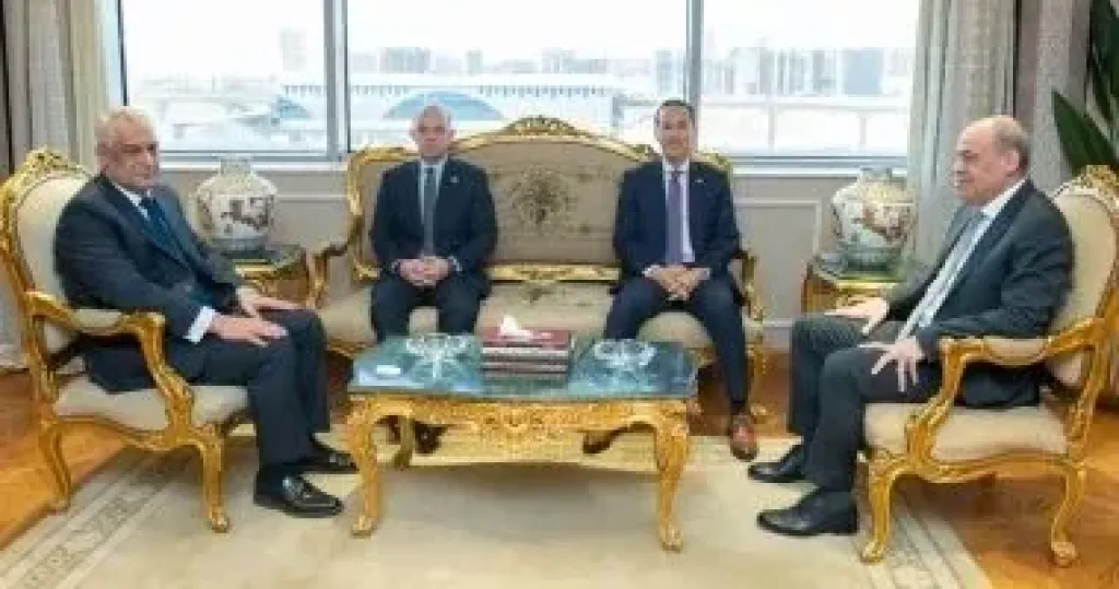 جمبلاط يبحث مع وزير الاستثمار تعظيم الاستفادة من أراضى الإنتاج الحربى