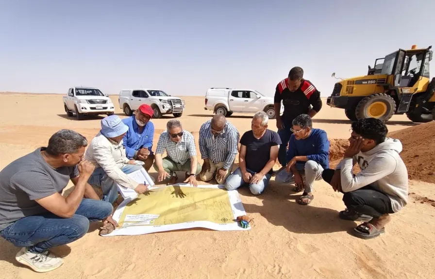 ”بحوث الصحراء” يواصل جهود حصر وتصنيف الأراضي الصحراوية على محور الداخلة – شرق العوينات
