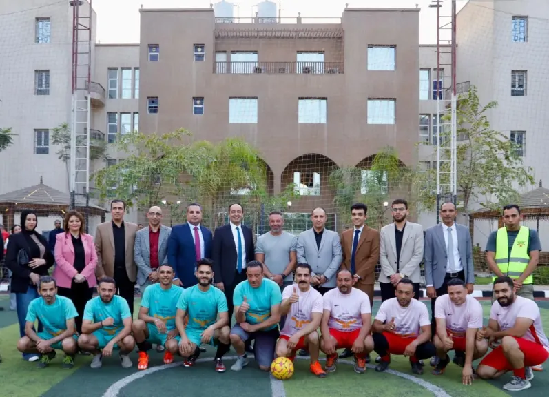 الدكتور عمرو عثمان  يشهد دوري رياضي للمتعافين من تعاطي المواد المخدرة