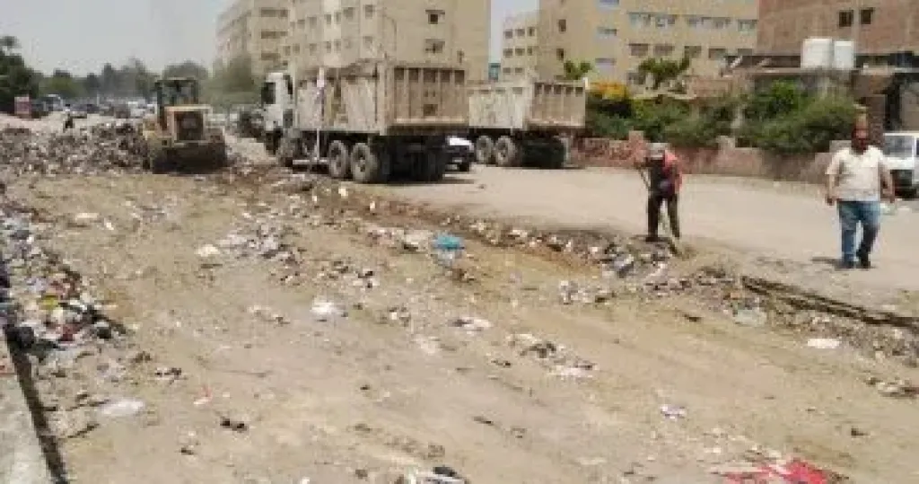 رفع 180 طن مخلفات خلال حملات مكثفة فى أبو النمرس