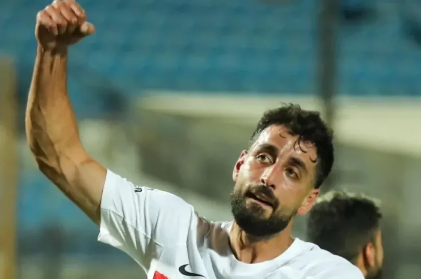 عدي الدباغ يسجل هدف الزمالك الأول في شباك اتحاد العاصمة